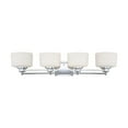thumbnail image 1 of Nuvo 60-4584 - Soho - 4 Light Vanity Fixture w/ Satin White Glass, 1 of 7