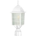 thumbnail image 1 of Nuvo 60-4907 - Adams - 1 Light - 17" Outdoor Post W/ Frosted Glass, 1 of 3