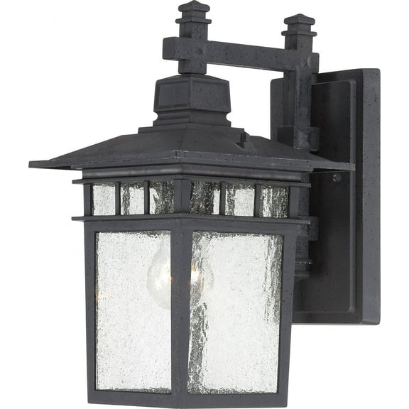 Nuvo 60-4959 - Cove Neck - 1 Light - 14 Outdoor Lantern W/ Clear Seed Glass