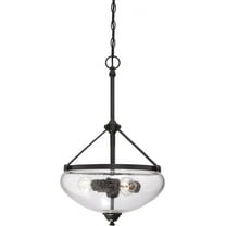 Nuvo 60-5547 - Laurel - 3 Light Pendant w/ Clear Seeded Glass