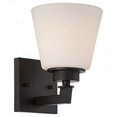 thumbnail image 1 of Nuvo 60-5551 - Mobili - 1 Light Vanity Fixture w/ Satin White Glass, 1 of 2