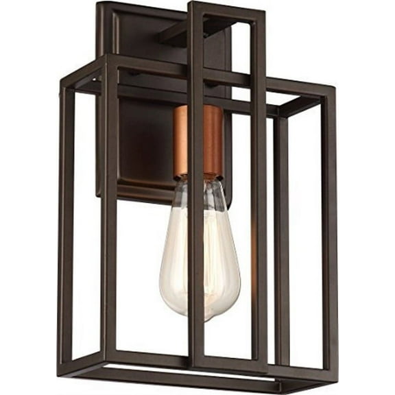 Nuvo 60-5851 - Lake Wall Sconce; Bronze with Copper Accent Finish