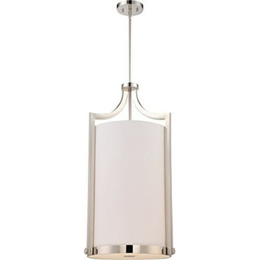 Nuvo 60-5885 - Meadow Large Foyer Fixture; Polished Nickel Finish