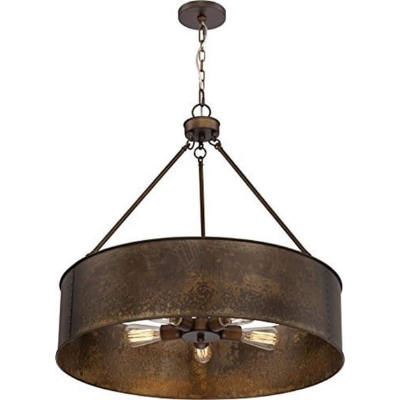 Nuvo 60-5895 - Kettle Oversized Pendant; Antiqued Copper Finish