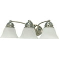 thumbnail image 1 of 3 - Light Brushed Nickel/Silver Wall Sconce, 1 of 30