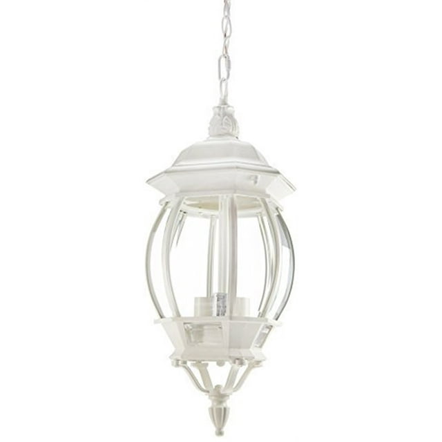Nuvo 60-894 - Central Park - 3 Light - 20" - Hanging Lantern - w/ Clear Beveled Glass