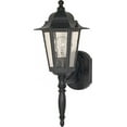 thumbnail image 1 of Nuvo 60-987 - Cornerstone - 1 Light - 18" - Wall Lantern - w/ Clear Seed Glass, 1 of 6