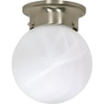 thumbnail image 1 of Nuvo Lighting 60/3189 One Light Interior Home Package Flush Ball with Alabaster, 1 of 2