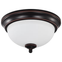 62/1557-Nuvo Lighting-Center Lock - 19W LED Flush Mount In Traditional Style-6 Inches Tall and 10.88 Inches Wide