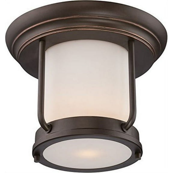 Nuvo 62-633 - Bethany - LED Outdoor Flush Fixture w/ Satin White Glass