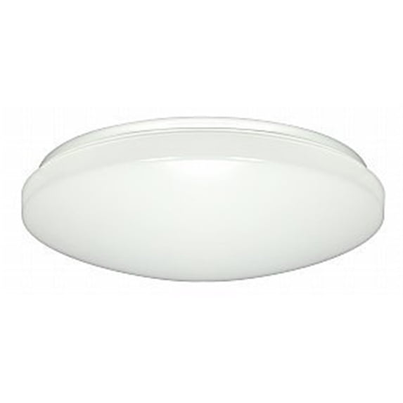 Nuvo 62-797 - 1-Light 14" Flush Mounted LED Light Fixture - White Finish - With Occupancy Sensor - 277V