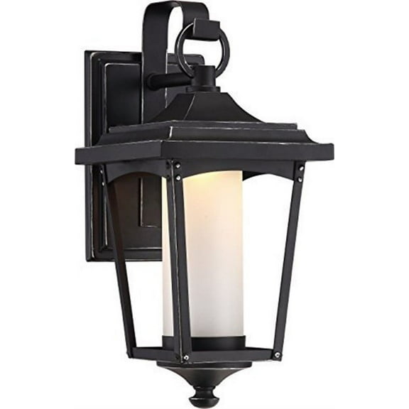 Nuvo 62-821 - Essex 6.5" Wall Lantern; Sterling Black Finish