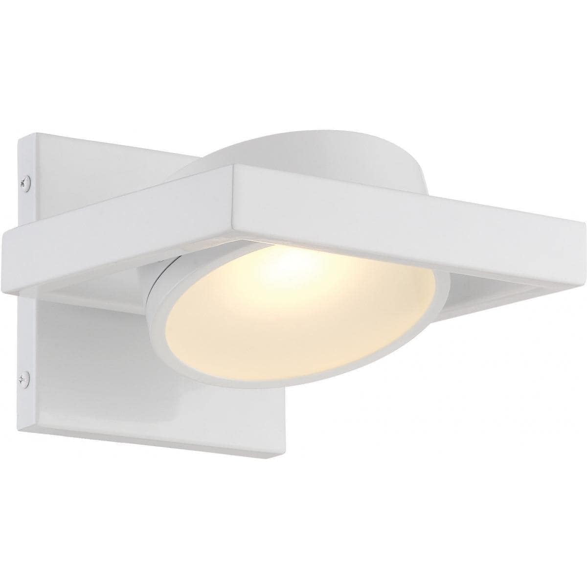 Hawk 5'' White LED Dimmable Direct Wired Wall Sconce