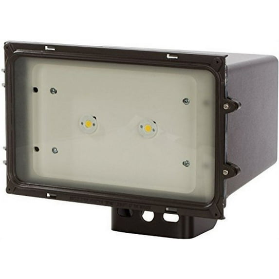Nuvo 65-072 - LED Square Flood Light; 44 Watt; Bronze Finish; 120-277V