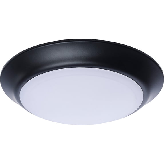 62/1804-Nuvo Lighting-15W CCT Selectable LED Disk Light In Style-1.42 Inches Tall and 7.42 Inches Wide-Black Finish