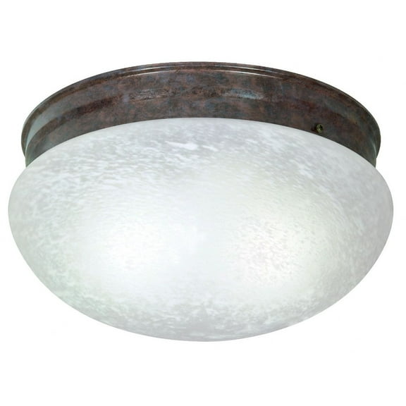 Nuvo 76-676 - 10"MUSHROOM O/BRONZE ALA GLASS