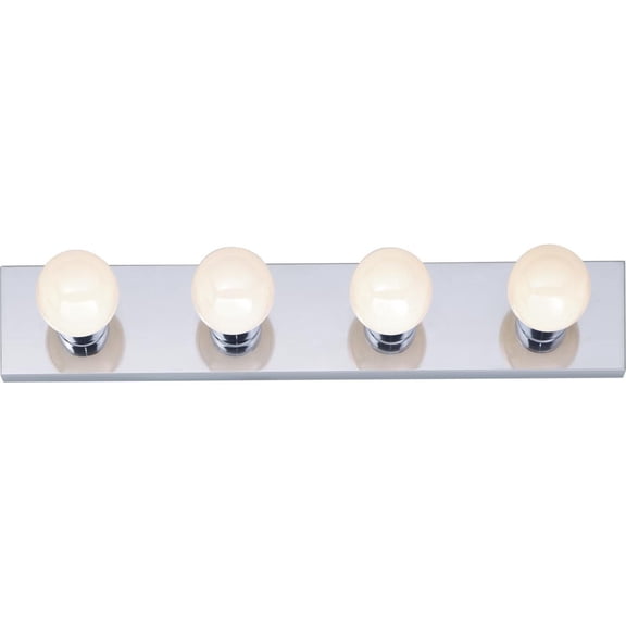 Nuvo 77-193 - POL CHROME DECOR VANITY 4 LITE