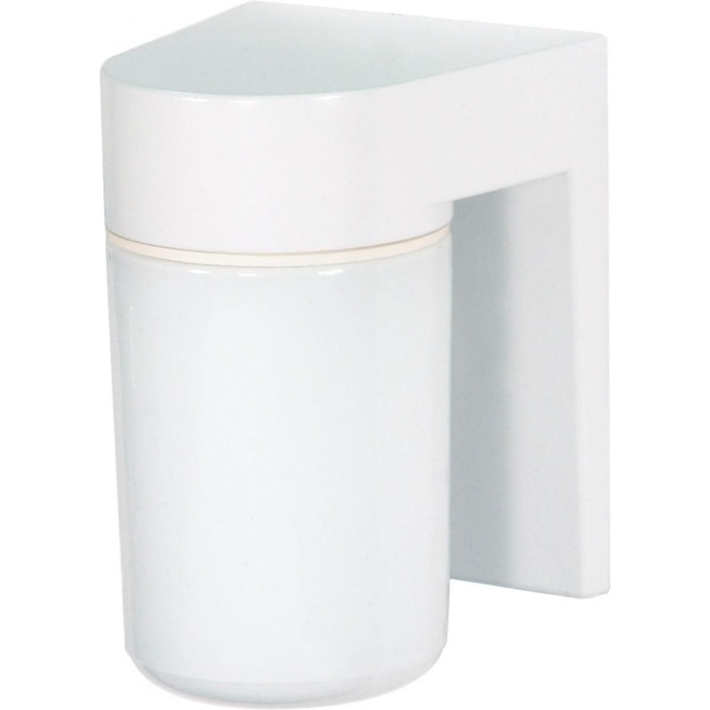 Sleek Black Metal Direct Wired 8" Outdoor Sconce