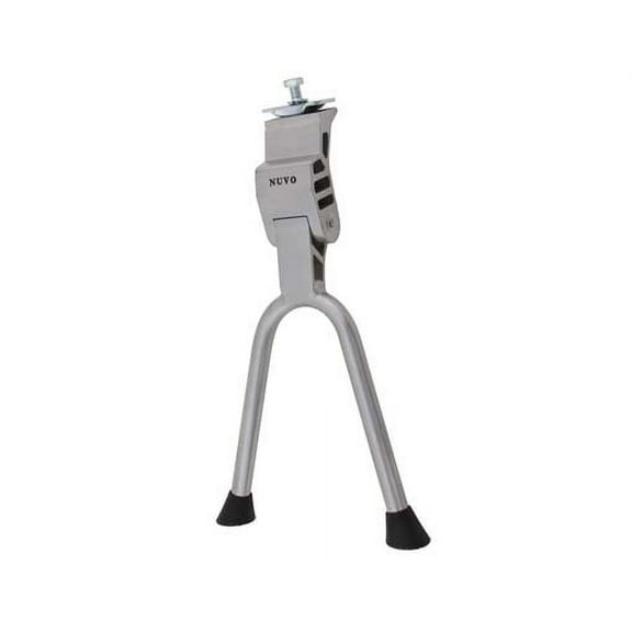 Nuvo Alloy Double Bike Kickstand, Multiple Colors (Silver)