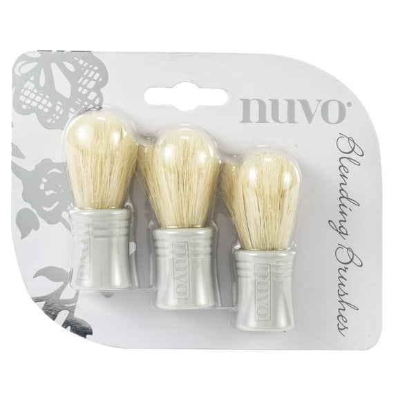 Nuvo Blending Brushes-3/Pkg