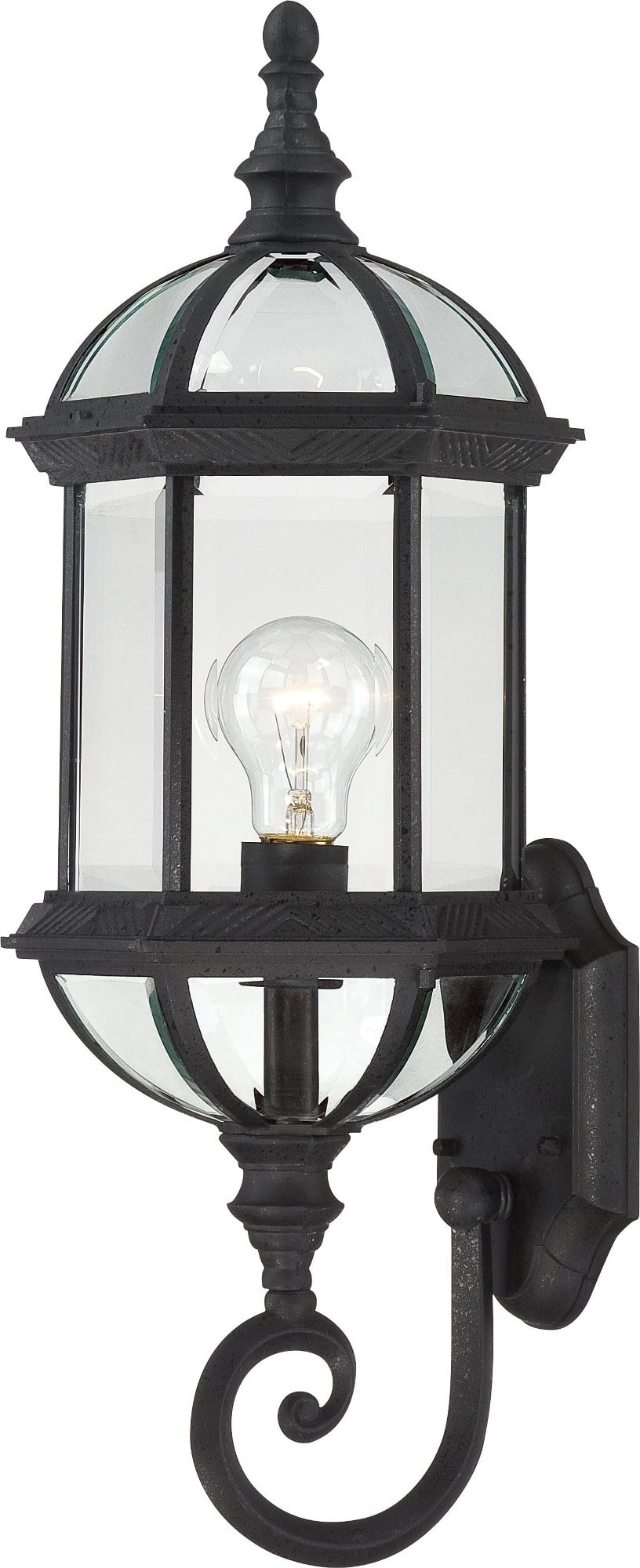 Nuvo Lighting - Boxwood-1 Light Outdoor Wall Lantern-7.88 Inches Wide by 22