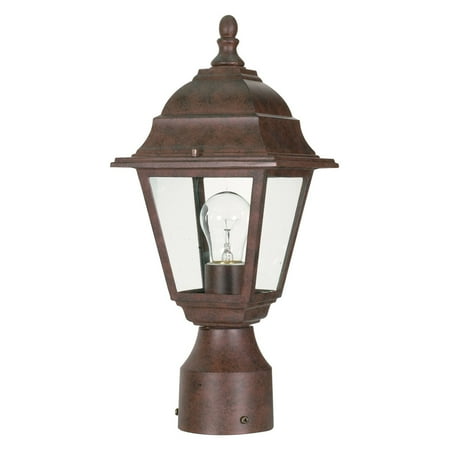 Nuvo Lighting 60/547 Briton 1 Light 6" Wide Landscape Single Head Post Light - Bronze