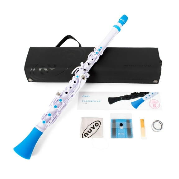 Nuvo Clarinet, White/Blue (N120CLBL)