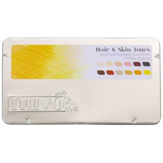 Nuvo Classic Colored Pencils 12/Pkg-Hair & Skin Tones