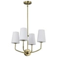 thumbnail image 1 of 60/7884 Nuvo Lighting Cordello - 4 Light Chandelier In Traditional Style-14 Inches Tall and 16 Inches Wide, 1 of 16