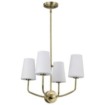 60/7884 Nuvo Lighting Cordello - 4 Light Chandelier In Traditional Style-14 Inches Tall and 16 Inches Wide