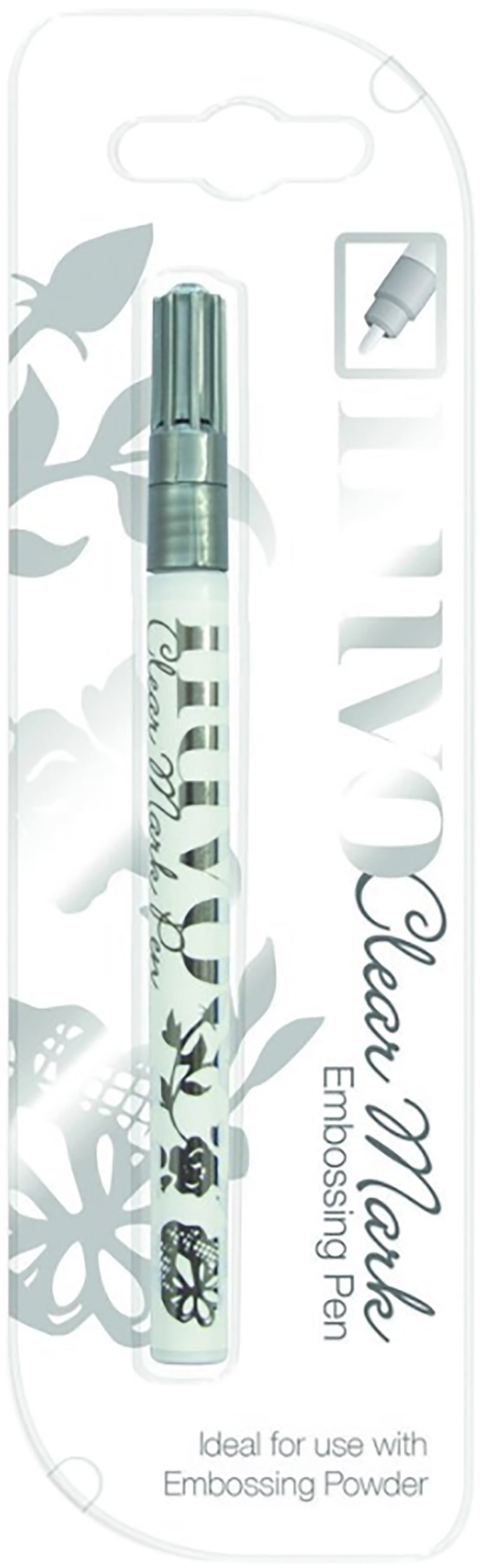 Nuvo Clear Mark Embossing Pen – Stift Zum Prägen Und Embossen Für Kreativprojekte