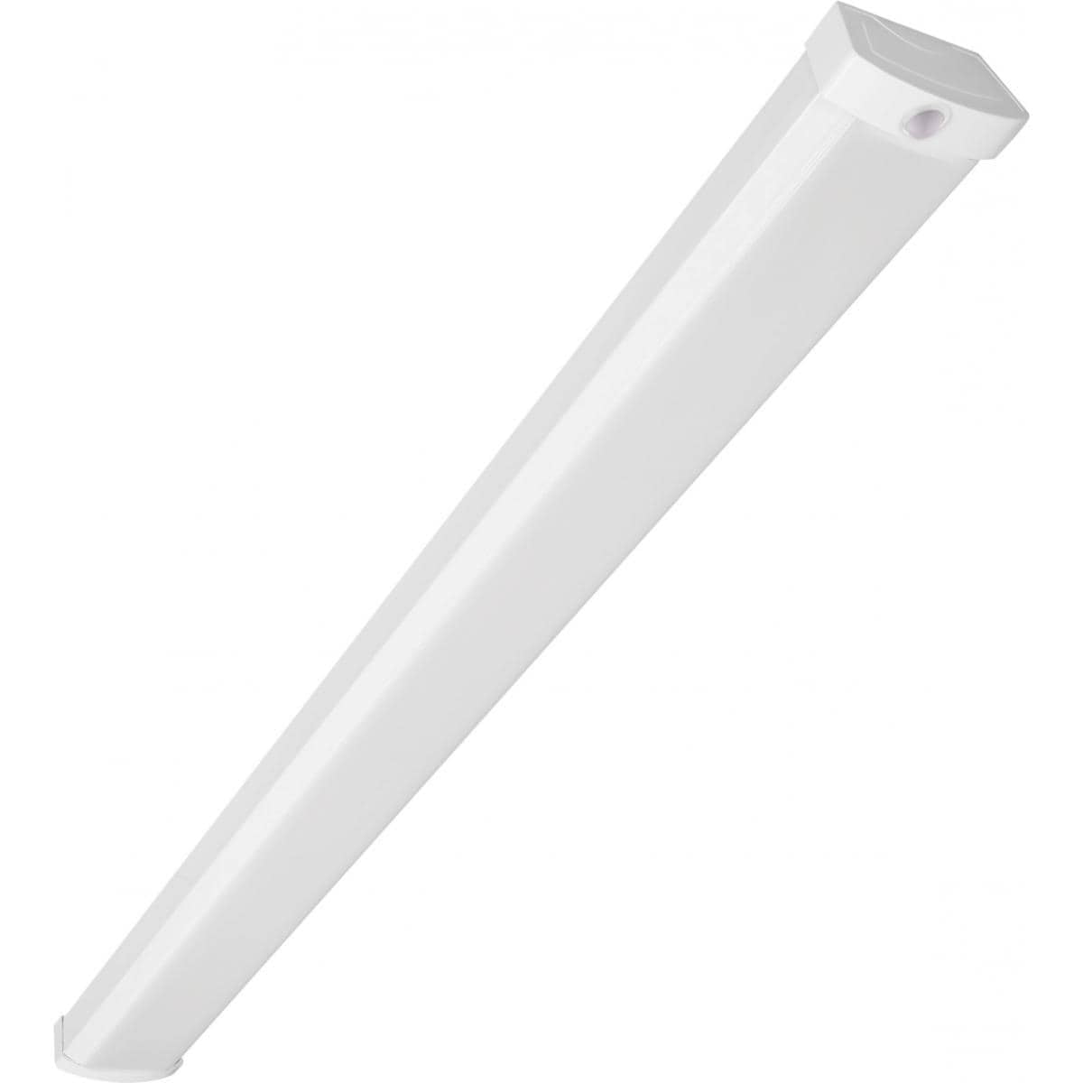 Sleek 25'' White Glass LED Ceiling Wrap for Indoor/Outdoor Use