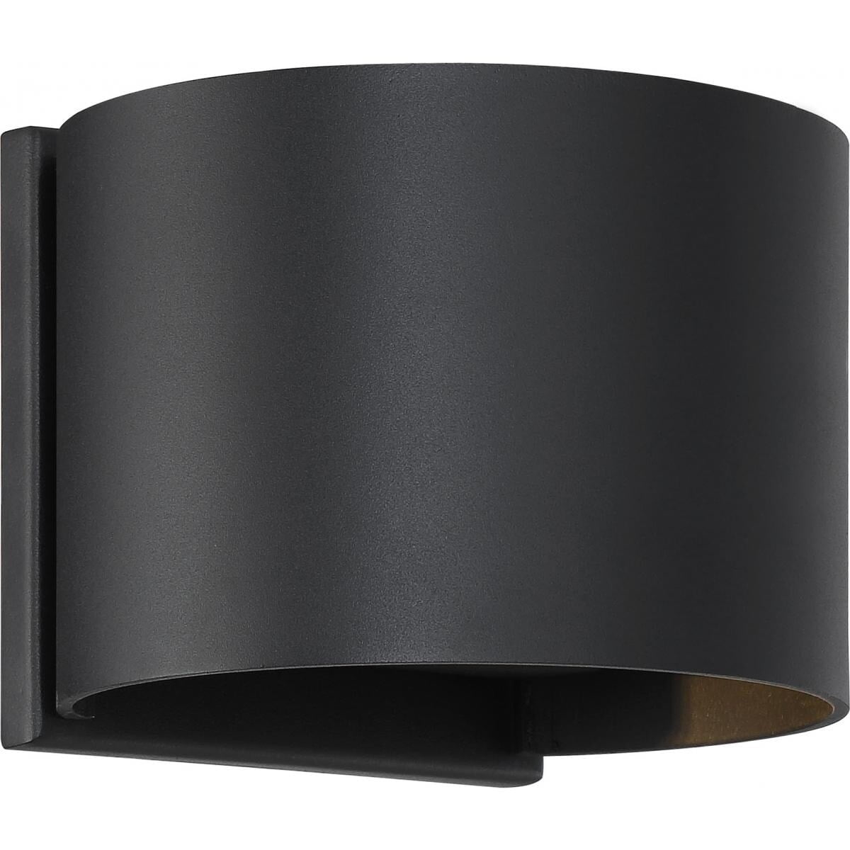 Lightgate Sleek Black LED Dimmable Wall Sconce