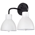 thumbnail image 1 of Sloan 2 - Light Matte Black / Black Wall Sconce, 1 of 14