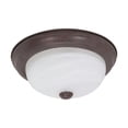 thumbnail image 1 of 60/205-Nuvo Lighting-Two Light Flush Mount-11.375 Inches Wide by 4.875 Inches High, 1 of 15