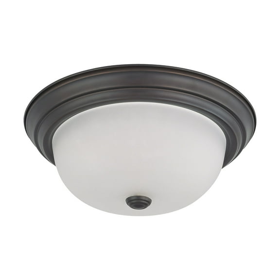 60/3146-Nuvo Lighting-Two Light Flush Mount-13.125 Inches Wide by 5.375 Inches High