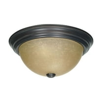 60/1256-Nuvo Lighting-Two Light Flush Mount-13.125 Inches Wide by 5.375 Inches High