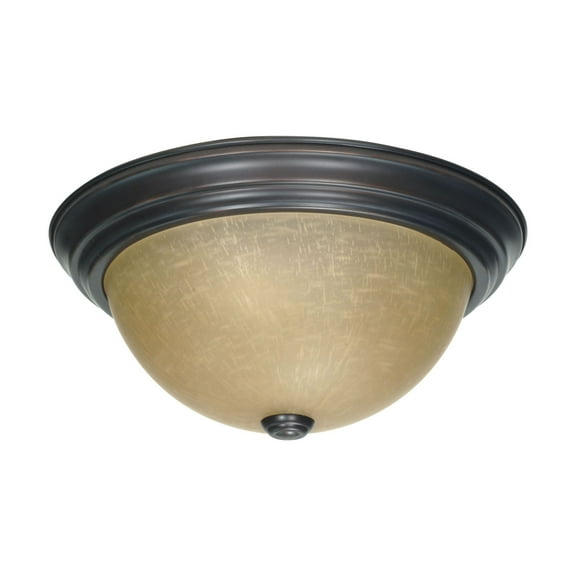 60/1256-Nuvo Lighting-Two Light Flush Mount-13.125 Inches Wide by 5.375 Inches High