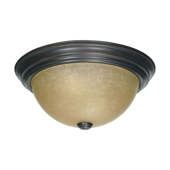 60/1256 Nuvo Lighting Two Light Flush Mount-13.125 Inches Wide by 5.375 Inches High
