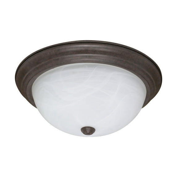 60/207 Nuvo Lighting Three Light Flush Mount-15.25 Inches Wide by 6 Inches High