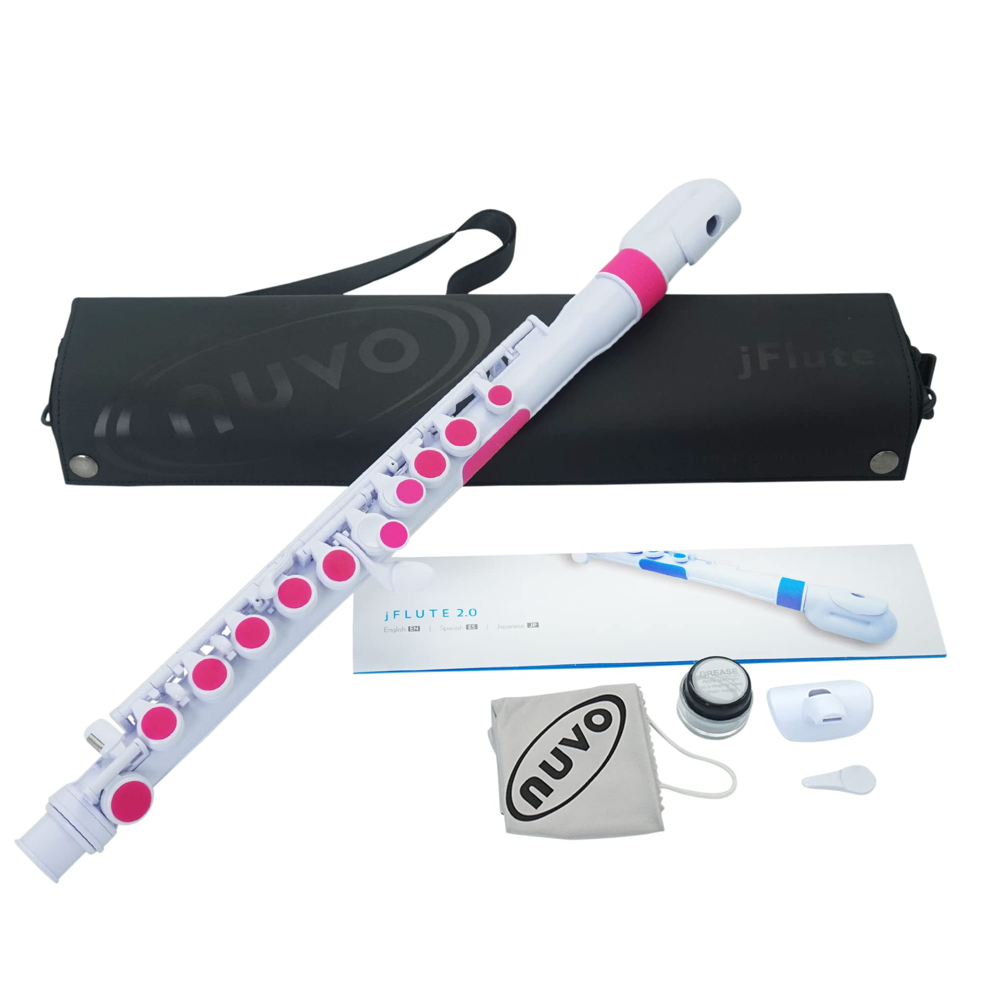 Nuvo Flute, White/Blue (N220JFBL) - Walmart.com