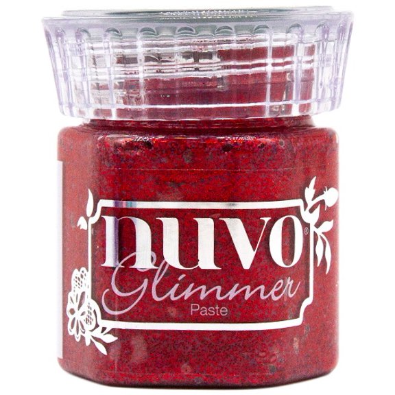 Nuvo Glimmer Paste 1.7oz-Sceptre Red