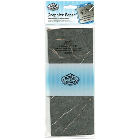 RD206 | Gray Graphite Paper - 4 Sheets