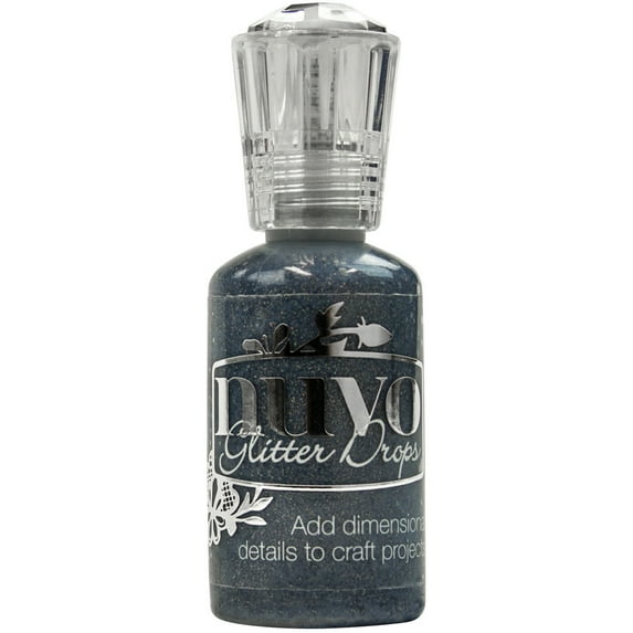 Nuvo Glitter Drops 1.1oz-Night Sky