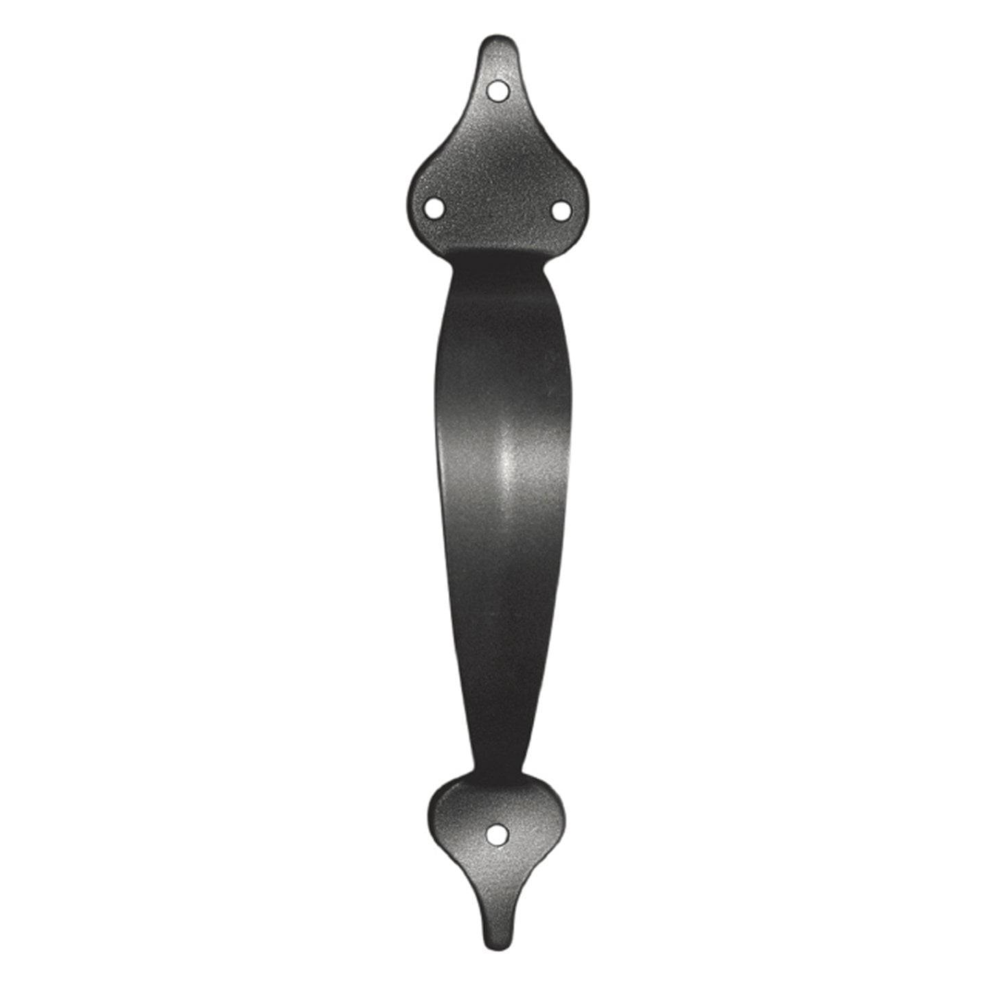 Classic Black Iron 13" Ornamental Gate Pull Handle