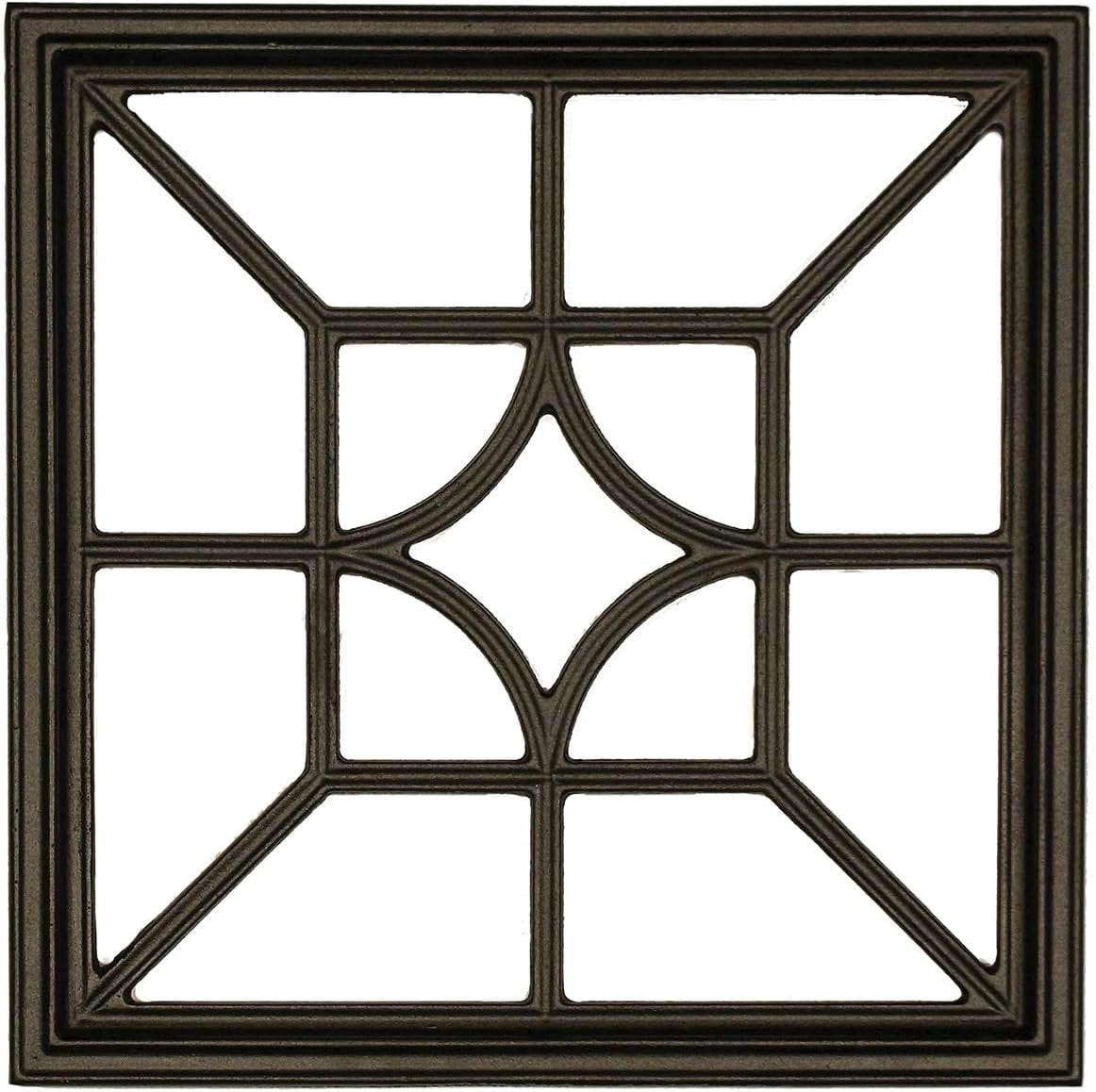 Nuvo Iron Fence & Gate Insert Square/Diamond Style - Cast Aluminum ...