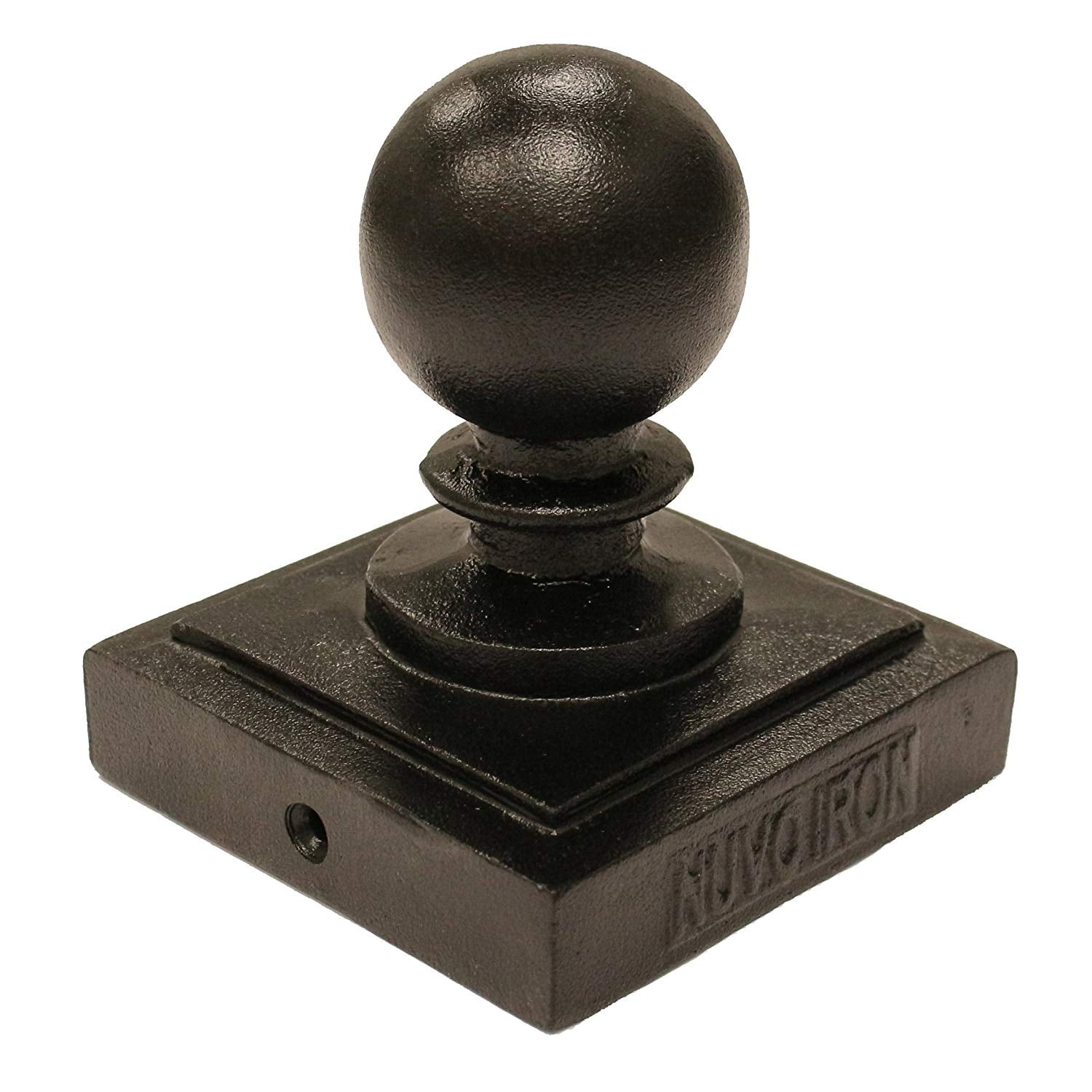 Nuvo Iron Black Aluminum Decorative Ball Post Cap for 4" x 4" Posts