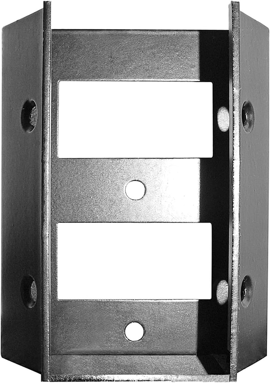 Nuvo Iron SDRC Stair/Deck 4 Pack with Screws Rail Connector, Black, for