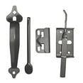 thumbnail image 1 of Nuvo Iron Ornamental Thumb Latch 6” (152mm) Black Part # TL6BLK, 1 of 7