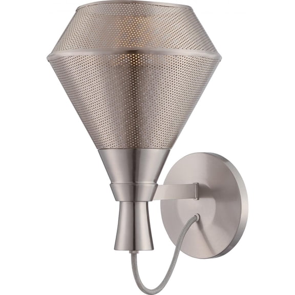 Nuvo 62-475 - Jake - 1 Light Perforated Metal Shade Wall Sconce w/ 14w LED PAR Lamp Incl.